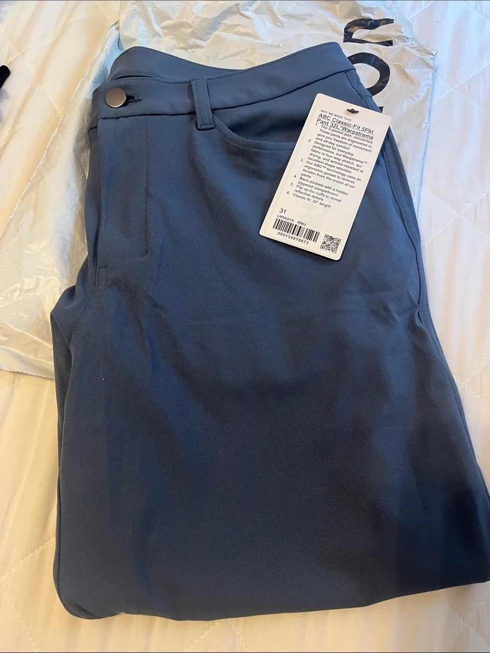 lululemon athletica Men's Navy Blue Pants